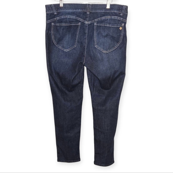 Democracy “Ab”solution Skinny Jeans, Size 16, Dark Wash, EUC - Picture 2 of 6